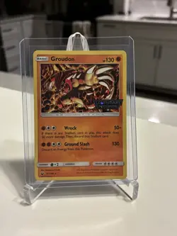 Pokemon TCG Groudon 081/168 Cosmos Holo Gamestop Stamped Promo LP - Image 1