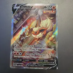 Pokemon TCG Flareon V #SWSH179 – Black Star Promo – SWSH Era - Image 1