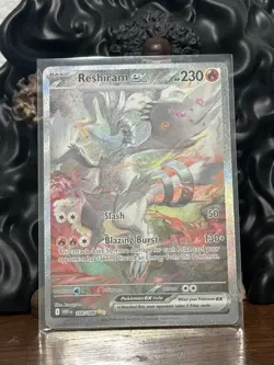 Pokemon Reshiram EX 166/086 SV White Flare Special Illustration Rare Holo 230 HP - Image 1