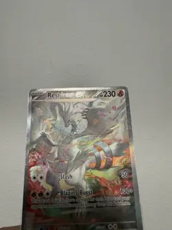 Pokemon Reshiram EX 166/086 SV White Flare Special Illustration Rare Holo 230 HP - Image 4