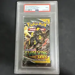 POKEMON SWORD & SHIELD EVOLVING SKIES UNOPENED BOOSTER PACK PSA 9 - UMBREON ART - Image 1