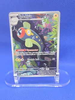 Pokemon S&V Black Bolt Eelektrik 114/086 Illustration Rare NM - Image 1