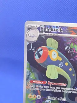 Pokemon S&V Black Bolt Eelektrik 114/086 Illustration Rare NM - Image 3