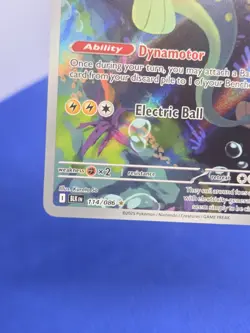 Pokemon S&V Black Bolt Eelektrik 114/086 Illustration Rare NM - Image 5