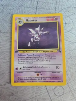 Pokemon TCG “Haunter” 6/62 Fossil Holo Rare Unlimited 1999 HE07 - Image 1