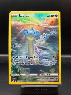 Lapras GG05/GG70 Crown Zenith Galarian Gallery Ultra Rare Full Art Holo - Image 1