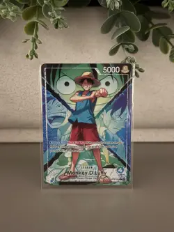 One Piece OP16-022 Monkey D Luffy Alt Art Leader OP16 - Image 1