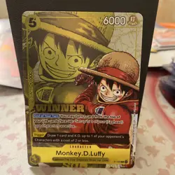 Monkey.D.Luffy (Winner Pack 2026 Vol. 2) One Piece Promotion Cards P-106 NM Foil - Image 1