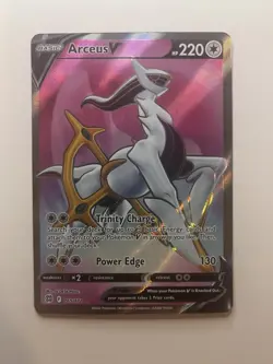 Pokemon TCG Arceus v Brilliant Stars Holo Ultra Rare Card 165/172 Full Art - Image 1