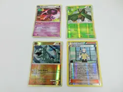 2010-2013 Pokemon Nintendo trading card game lot 4 cards holographic - Image 1