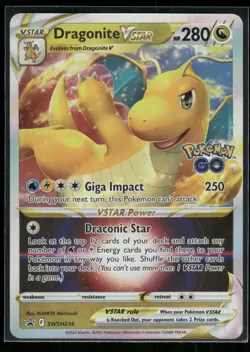 #SWSH236 Dragonite VSTAR SWSH: Sword & Shield Promo Cards - Image 1