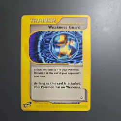 Weakness Guard 141/147 Aquapolis Pokemon Card Bubble Charmander played - Image 1