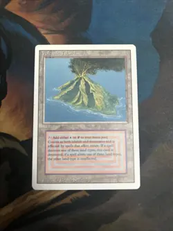 Volcanic island Revised MTG Reserved List LP-/MP - Image 1