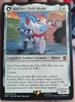 Ratchet, Field Medic Universes Beyond: Transformers Regular MINT Unplayed - Image 2