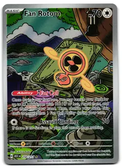 Fan Rotom 250/217 - 🌊 Ascended Heroes Illustration Rare Pokemon TCG 🖤 - NM - Image 1
