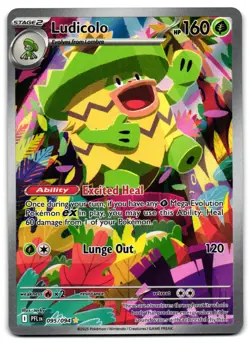 Ludicolo 095/094 - 🌊 Phantasmal Flames Illustration Rare Pokemon TCG 🖤 - NM - Image 1