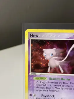 2006 Pokemon TCG - Mew 4/17 - POP Series - Holo Rare MP SWIRL - Image 2