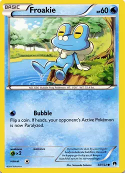 POKEMON Froakie #38/122 XY - BREAKpoint NM - Image 1