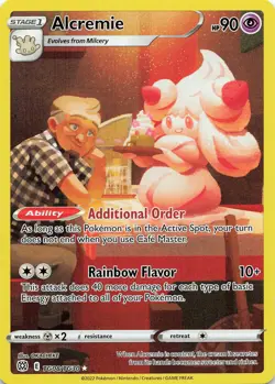 POKEMON Alcremie #TG08/TG30 Holo SWSH09: Brilliant Stars Trainer Gallery NM - Image 1