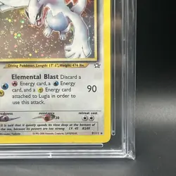 Lugia 9/111 Holo Neo Genesis Pokemon TCG ACE 6 - Image 4