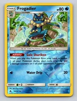 Frogadier 23/131 Uncommon Forbidden Light Pokemon Reverse Holo NM - Image 1