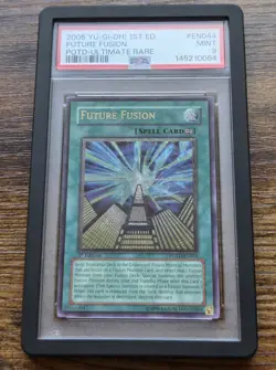 PSA 9 Future Fusion (UTR) POTD-EN044 Ultimate Rare Vintage Yugioh 1st Edition - Image 1