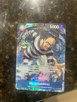 Mr.3 (Galdino) ALT SR (OP16-056) | OP16 - The Time of Battle | ENGLISH ALT ART - Image 1