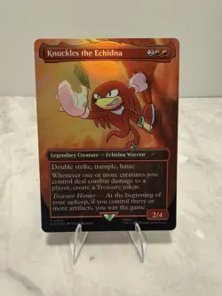 Knuckles the Echidna (Rainbow Foil) Secret Lair Drop Foil - Image 1