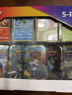 Pokemon Galar Pals Mini Tins Costco Bundle (5 mini tins) New! Sealed! - Image 3