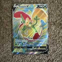 Pokemon - Flapple V (Full Art) - 143/163 - Battle Styles - Holo - Ultra Rare NM - Image 1