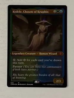 MTG - 1x Kydele, Chosen of Kruphix - Commander Legends - NM - Etched FOIL - 2020 - Image 4