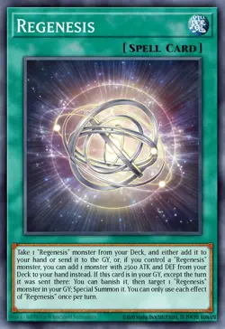 Yugioh ALIN-EN059 - Regenesis - Secret Rare - Image 1