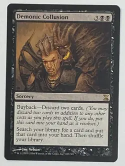 MTG - 1x Demonic Collusion - Time spiral - NM - Rare - Black Magic The Gathering - Image 1
