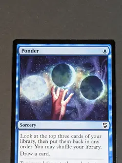 MTG - 1x Ponder - Commander 2018 - NM/LP - Blue - Magic The Gathering - #96 - Image 6
