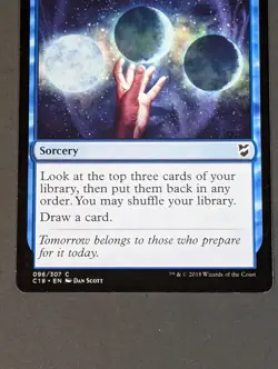 MTG - 1x Ponder - Commander 2018 - NM/LP - Blue - Magic The Gathering - #96 - Image 7