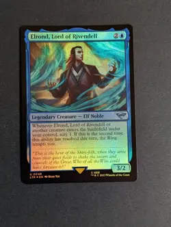 MTG - 1x Elrond Lord of Rivendell Foil Lord of the Rings: Tales of Middle Earth - Image 2