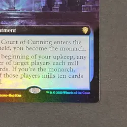 MTG - 1x Court of Cunning - Commander Legends - NM Extended Art Foil - Magic 633 - Image 4