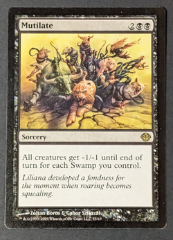 MTG - 1x Mutilate - Garruk vs Liliana - NM/LP - Rare - Magic The Gathering - 55 - Image 1