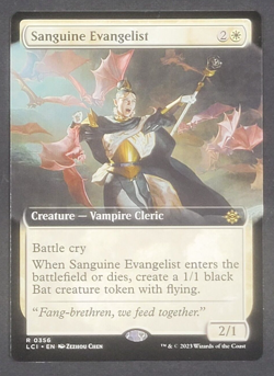 MTG - 1x Sanguine Evangelist - Lost Caverns of Ixalan - NM - Borderless - Magic - Image 1