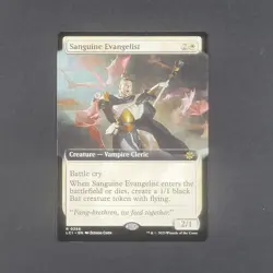 MTG - 1x Sanguine Evangelist - Lost Caverns of Ixalan - NM - Borderless - Magic - Image 2