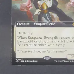 MTG - 1x Sanguine Evangelist - Lost Caverns of Ixalan - NM - Borderless - Magic - Image 3