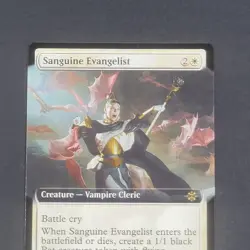 MTG - 1x Sanguine Evangelist - Lost Caverns of Ixalan - NM - Borderless - Magic - Image 5