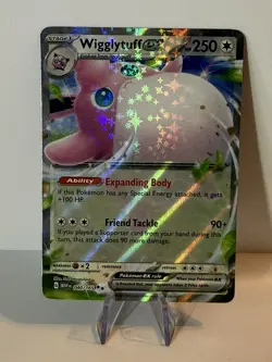 Pokemon TCG Wigglytuff EX Scarlet & Violet-151 040/165 Holo Double Rare - Image 1