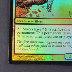 MTG - 1x Acidic Sliver - Premium Deck Series Slivers - LP/NM - Foil - Magic #13 - Image 3