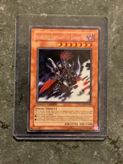 Limited Edition Secret Rare Gorz the Emissary of Darkness (DLG1-EN000) Yu-Gi-Oh! - Image 3