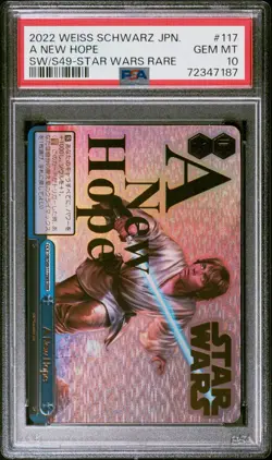 A New Hope SW/S49 SWR Rare PSA 10 - Weiss Schwarz Star Wars 2022 Japanese - Image 1