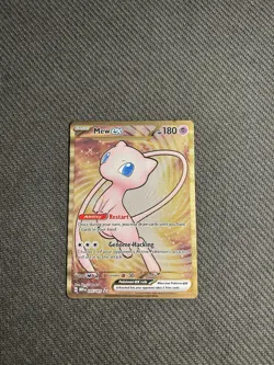 Pokemon TCG Mew Ex 205/165 151 UPC Metal Promo Card - Image 4