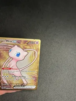 Pokemon TCG Mew Ex 205/165 151 UPC Metal Promo Card - Image 5