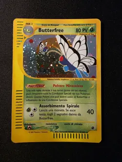 CARTA CARD POKEMON BUTTERFREE ITA HOLO SET EXPEDITION [5/165] ITA - Image 1