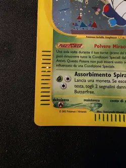 CARTA CARD POKEMON BUTTERFREE ITA HOLO SET EXPEDITION [5/165] ITA - Image 5